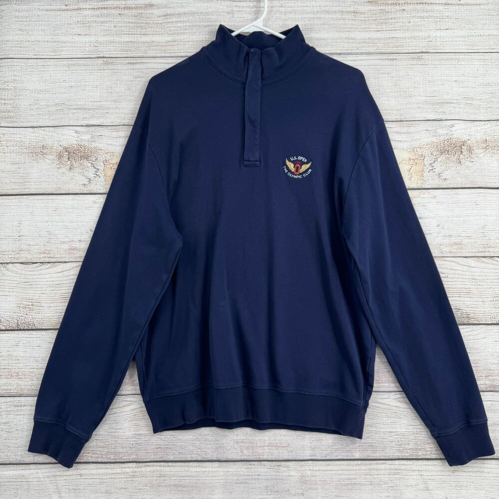 Polo Golf Ralph Lauren US Open 2012 Olympic Club L/S 1/4 Zip Pullover Mens L